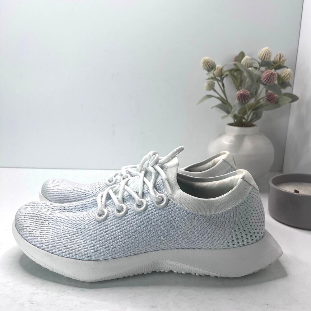 Allbirds Tree Dasher 2 Tencel Sneaker Blizzard Light Blue Men's 14 Light Wear